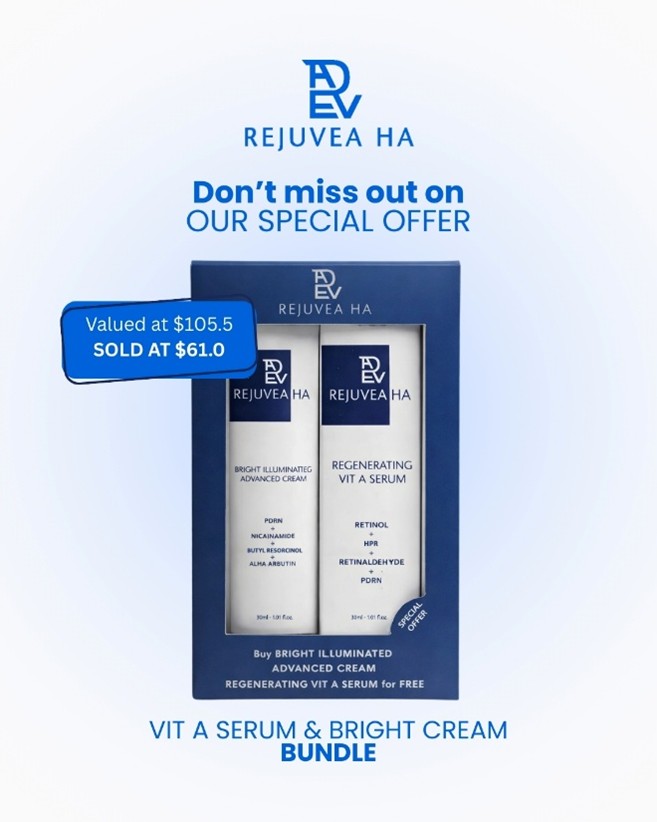 Picture1.jpg Vitamin A Serum & Bright Cream Rejuvea Bundle - Image 1