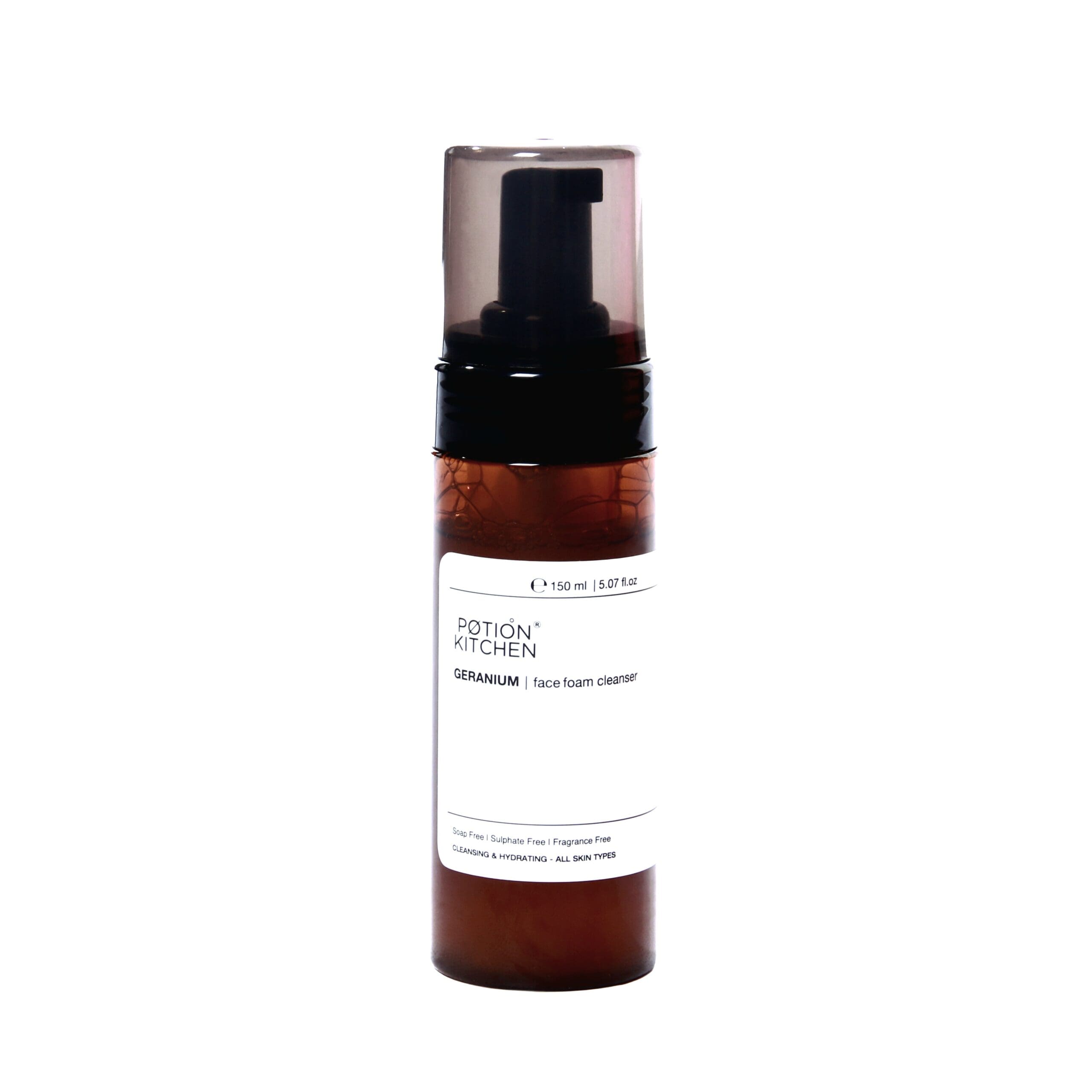 facewash-scaled-1.jpg Potion Kitchen Geranium Face Foam Cleanser - Image 1